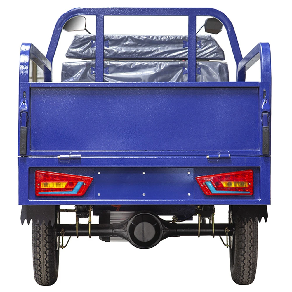 Грузовой электротрицикл Rutrike Партнёр 1500 48V1200W Синий 3