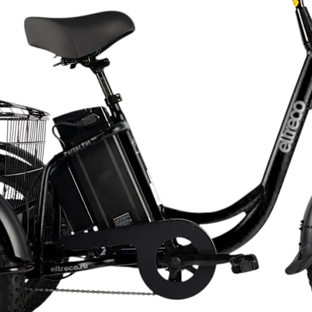 Электровелосипед электротрицикл Eltreco Porter Fat 700 Чёрный-матовый 8