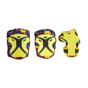 Набор защиты Tech Team Safe Fit Kids 3.0 Yellow (Жёлтый) Размер S